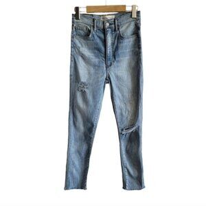 Aritzia Denim Forum The Lola High Rise Skinny Crop Size 27